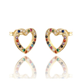 Kolczyki ze stali chirurgicznej COLORFUL