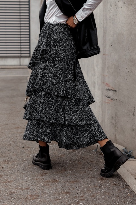 Spódnica szyfonowa SWAN1 - SIMPLICITY