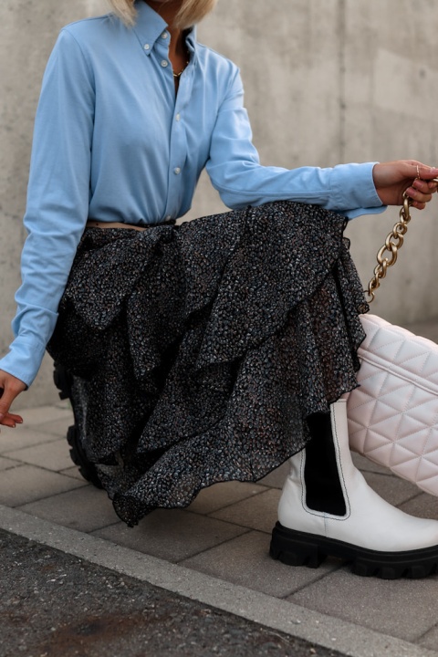 Spódnica szyfonowa SWAN2 - SIMPLICITY