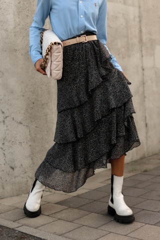 Spódnica szyfonowa SWAN2 - SIMPLICITY