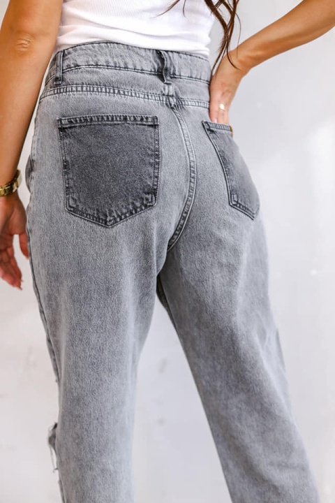 Spodnie jeansowe z dziurami DOUBLE COLOUR - ME GUSTA