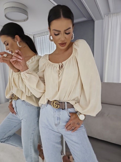 Bluzka LORA- jasny beż By Me