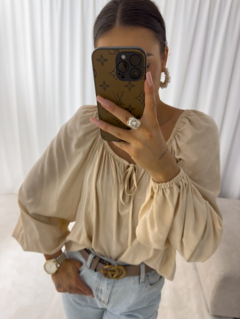 Bluzka LORA- jasny beż By Me