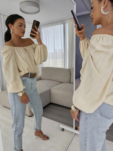 Bluzka LORA- jasny beż By Me