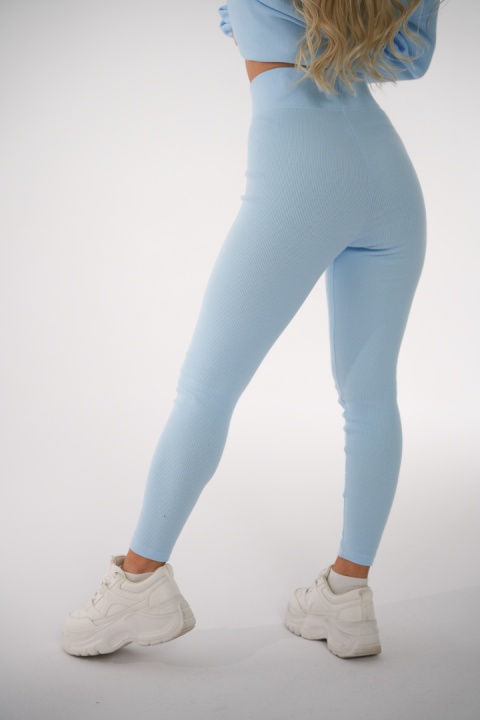 Legginsy PUSH błękitny Brandenburg Couture