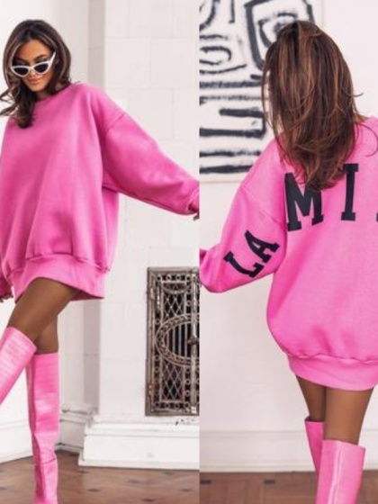 Bluza LAMILLA LONG różowa La Milla