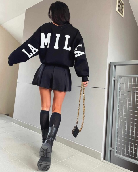 Bluza LAMILLA LONG czarna La Milla