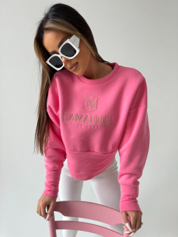 Sweatshirt LIFT ME pink La Manuel