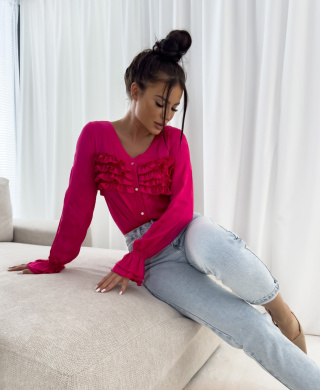 Bluzka WOMEN fuksja By Me