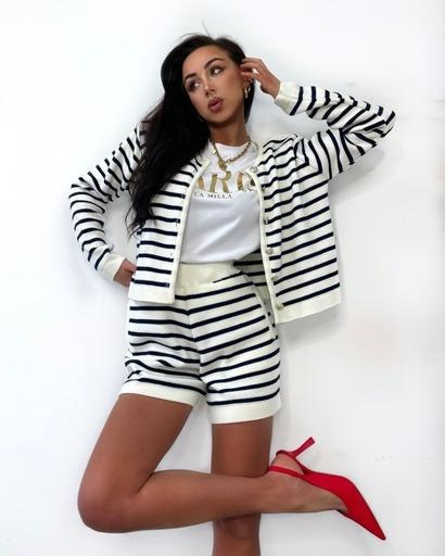 Komplet dzianinowy w paski PREMIUM La Milla