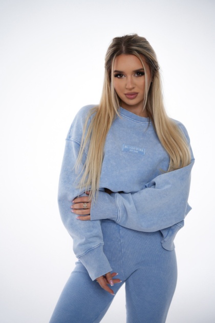 Bluza BG ACID | błękitny Brandenburg Couture