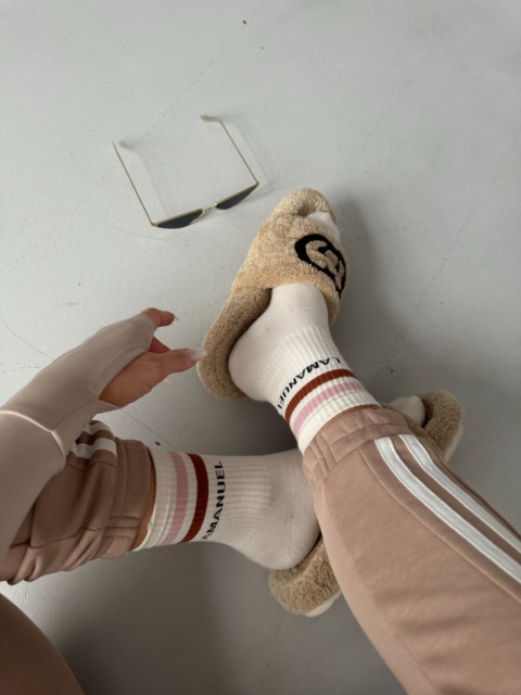 Skarpety PRIVATE ecru La Manuel