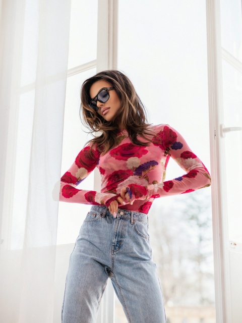 Bluzka siatka MANY FLOWERS La Milla