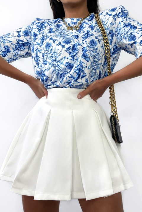 T-shirt z rękawem 1/2 i poduszkami kwiatuszki LA MILLA