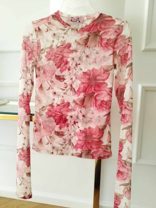 Bluzka siatka POWDER FLOWERS La Milla