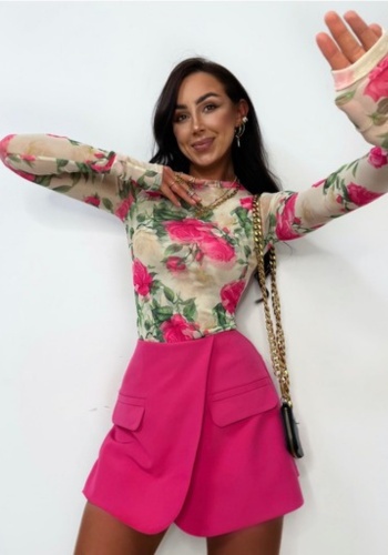 Bluzka siatka PINK & BEIGE La Milla