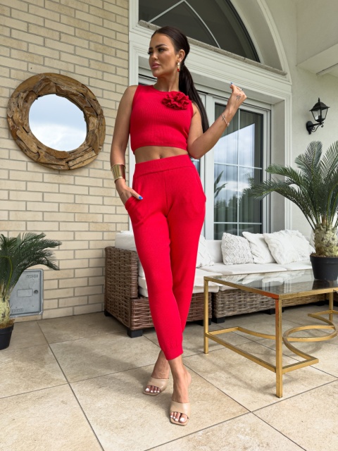 Komplet DELANI ROSE czerwony By Me