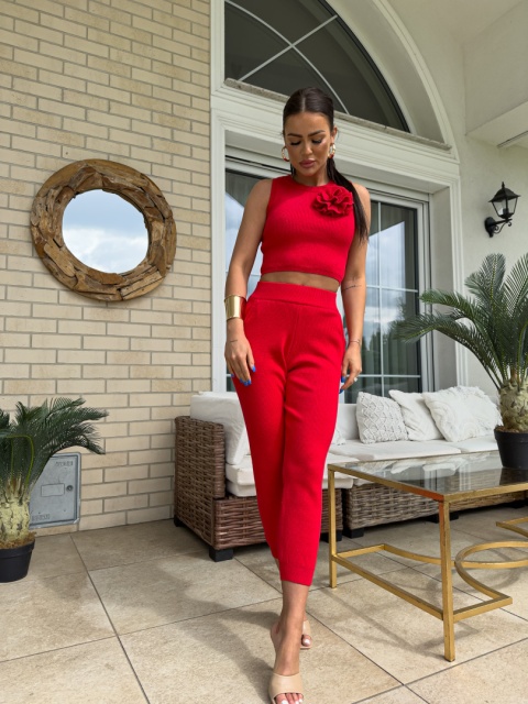 Komplet DELANI ROSE czerwony By Me