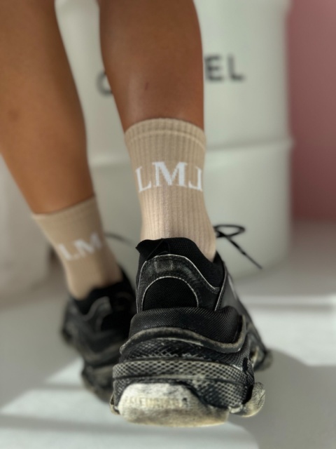 Skarpetki BOSS beż La Manuel