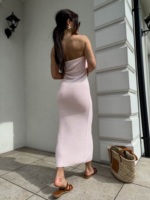 Sukienka ALOHA jasny róż By Me