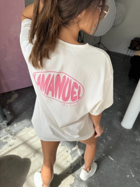 T-shirt HYPE ecru La Manuel