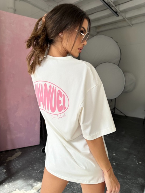 T-shirt HYPE ecru La Manuel