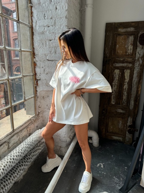 T-shirt HYPE ecru La Manuel