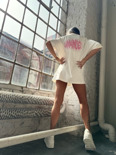 T-shirt HYPE ecru La Manuel