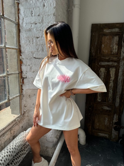 T-shirt HYPE ecru La Manuel