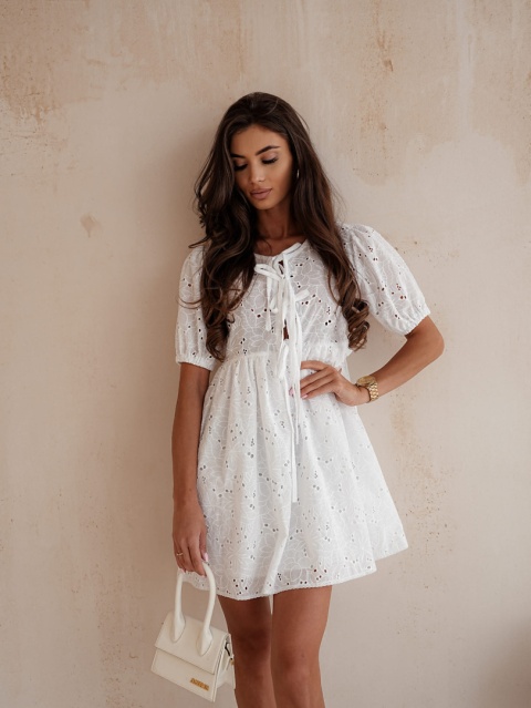 Ażurowa sukienka z bawełny Xana