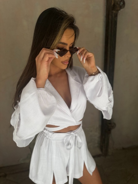 Komplet WAVE biały La Manuel