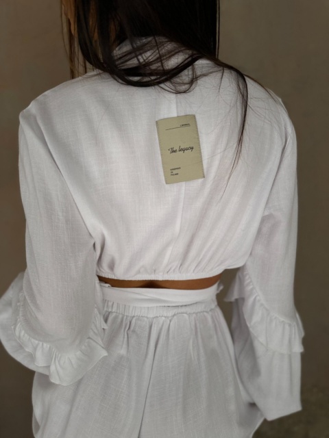 Komplet WAVE biały La Manuel