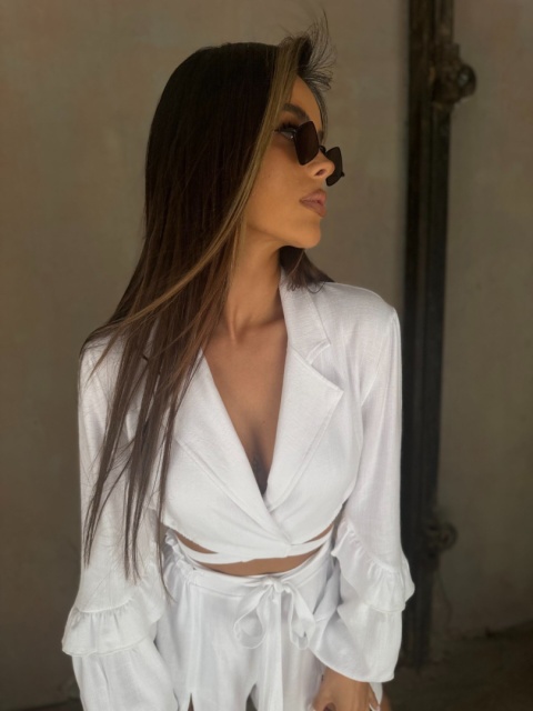 Komplet WAVE biały La Manuel