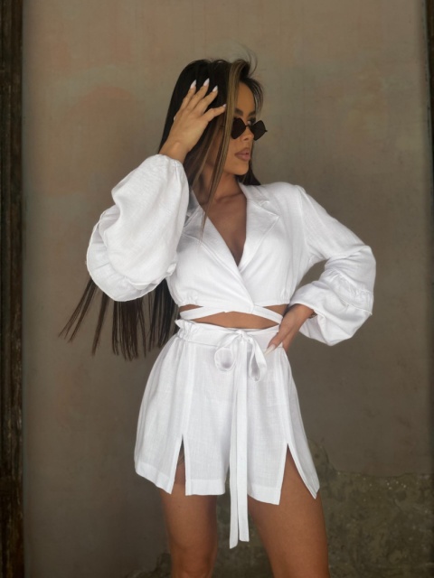 Komplet WAVE biały La Manuel