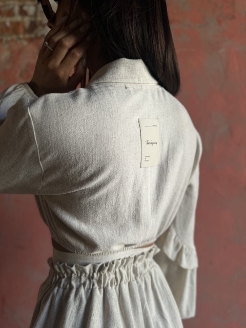 Komplet WAVE beżowy La Manuel