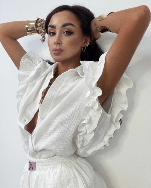 Komplet muślinowy biały La Milla