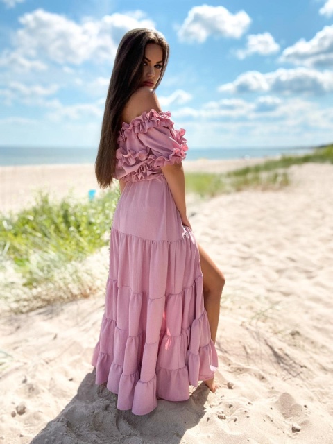 Komplet top hiszpanka i długa spódnica FLAMENCO By Mielczarkowski