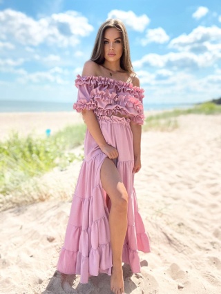 Komplet top hiszpanka i długa spódnica FLAMENCO By Mielczarkowski