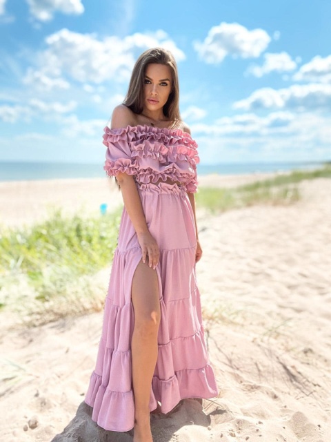 Komplet top hiszpanka i długa spódnica FLAMENCO By Mielczarkowski