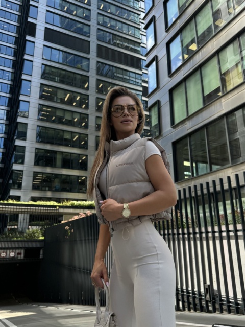 Bezrękawnik THE TRAP cappucino La Manuel