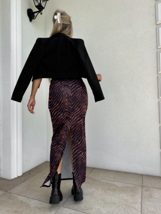 Spódnica VOGUE print zebra By me