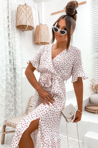 Sukienka muślinowa w kwiatuszki ZUZANNA