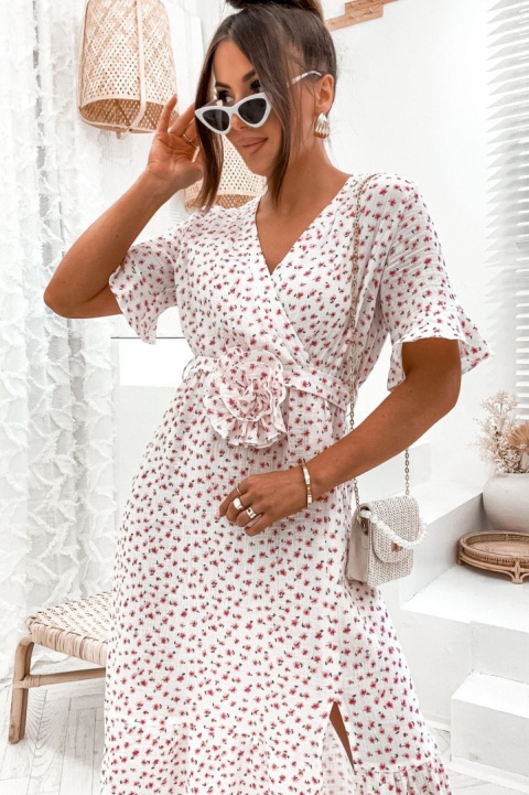 Sukienka muślinowa w kwiatuszki ZUZANNA