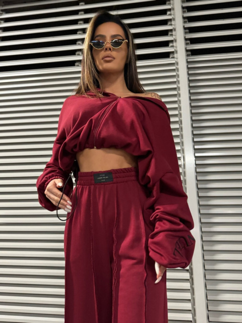 Bluza SERENITY bordo La Manuel