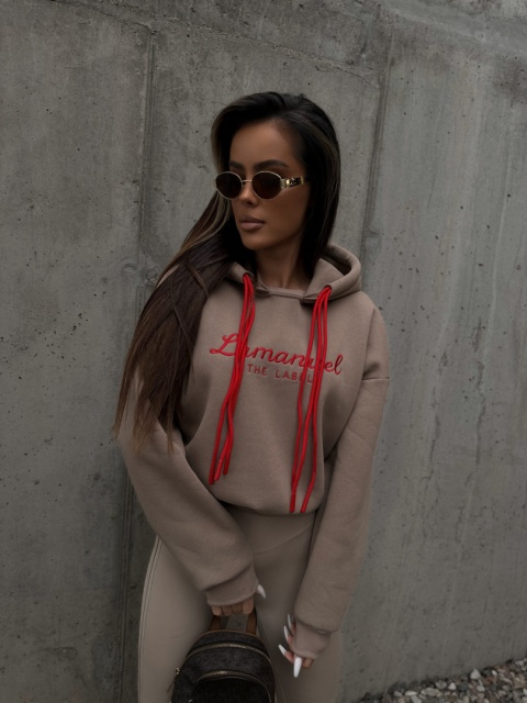 Bluza TRIPPLE beż La Manuel