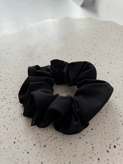 Gumka scrunchie do włosów La Manuel czarna