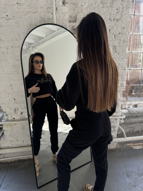 Komplet HALFWAY czarny La Manuel