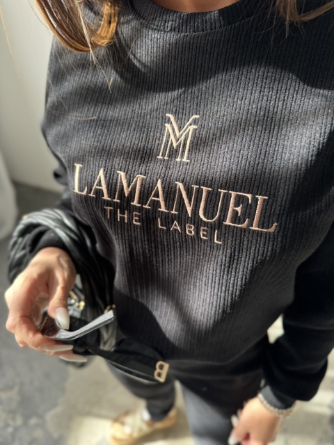 Komplet HALFWAY czarny La Manuel