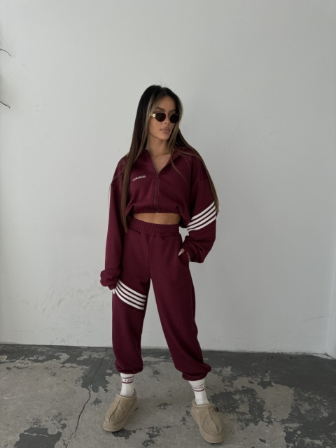 Komplet ON HOLD bordo La Manuel