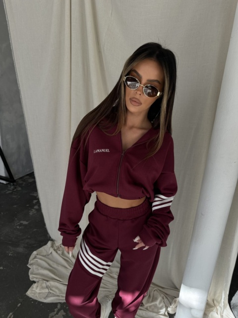 Komplet ON HOLD bordo La Manuel